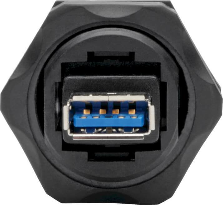 Produktbild Eaton TRIPPLITE USB 3.0 Coupler SuperSpeed 3.0/3.1 Industrial - USB-A F/F Shielded IP68 Dust Cap TAA