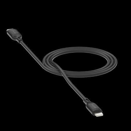 Actual product image Zagg Mophie Essentials Lightning to USB-C Cable 1m - Black (1 m, USB 2.0)