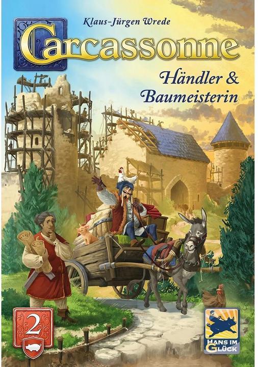 Actual product image Hans im Glück Carcassonne - Händler und Baumeister (German, 2 - 6 Players)