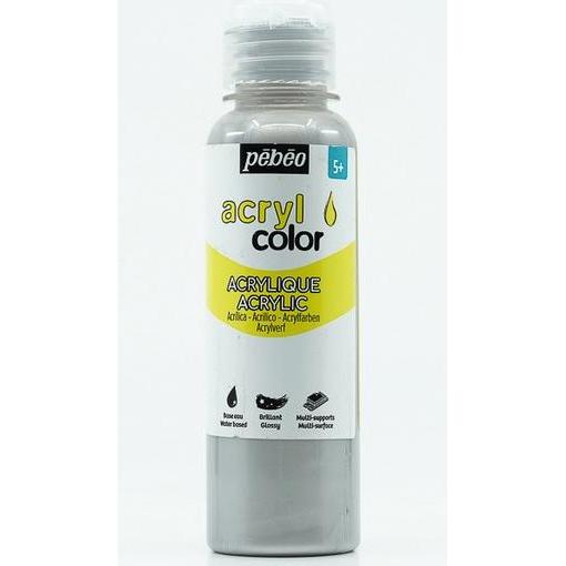 Thumbnail - Pebeo, Künstlerfarbe + Bastelfarbe, Acrylcolor (Silber, 150 ml)