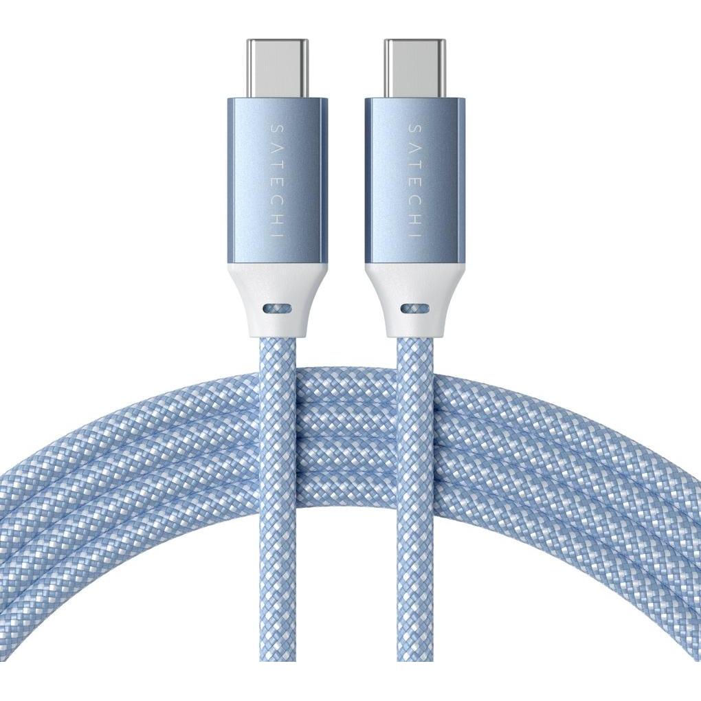 Satechi USB-C zu USB-C Braidkabel 2m (2 m, USB 2.0), USB Kabel