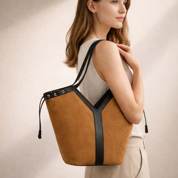 Actual product image Gallantry Moderne Damen Tote Bag Wildlederoptik