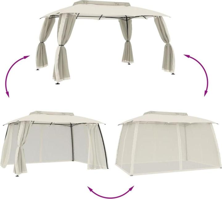 Produktbild vidaXL Pavillon (393 cm, 293 cm)