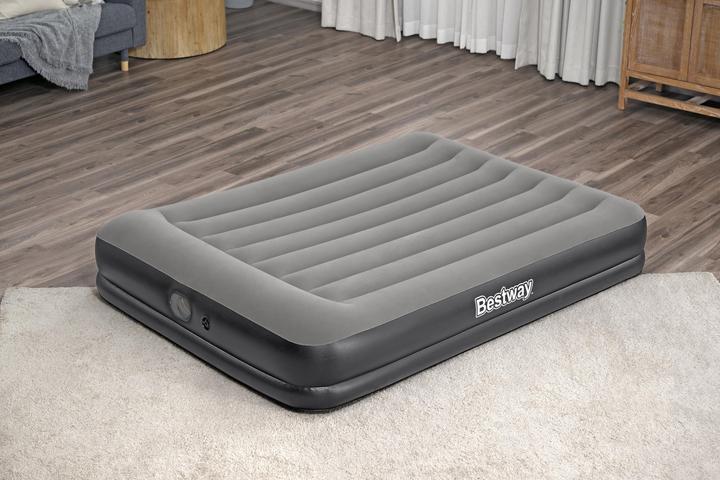 Image du produit Bestway Matelas gonflable 2 places Queen Tritech avec pompe USB intégrée 2,03 m x 1,52 m x 36 cm