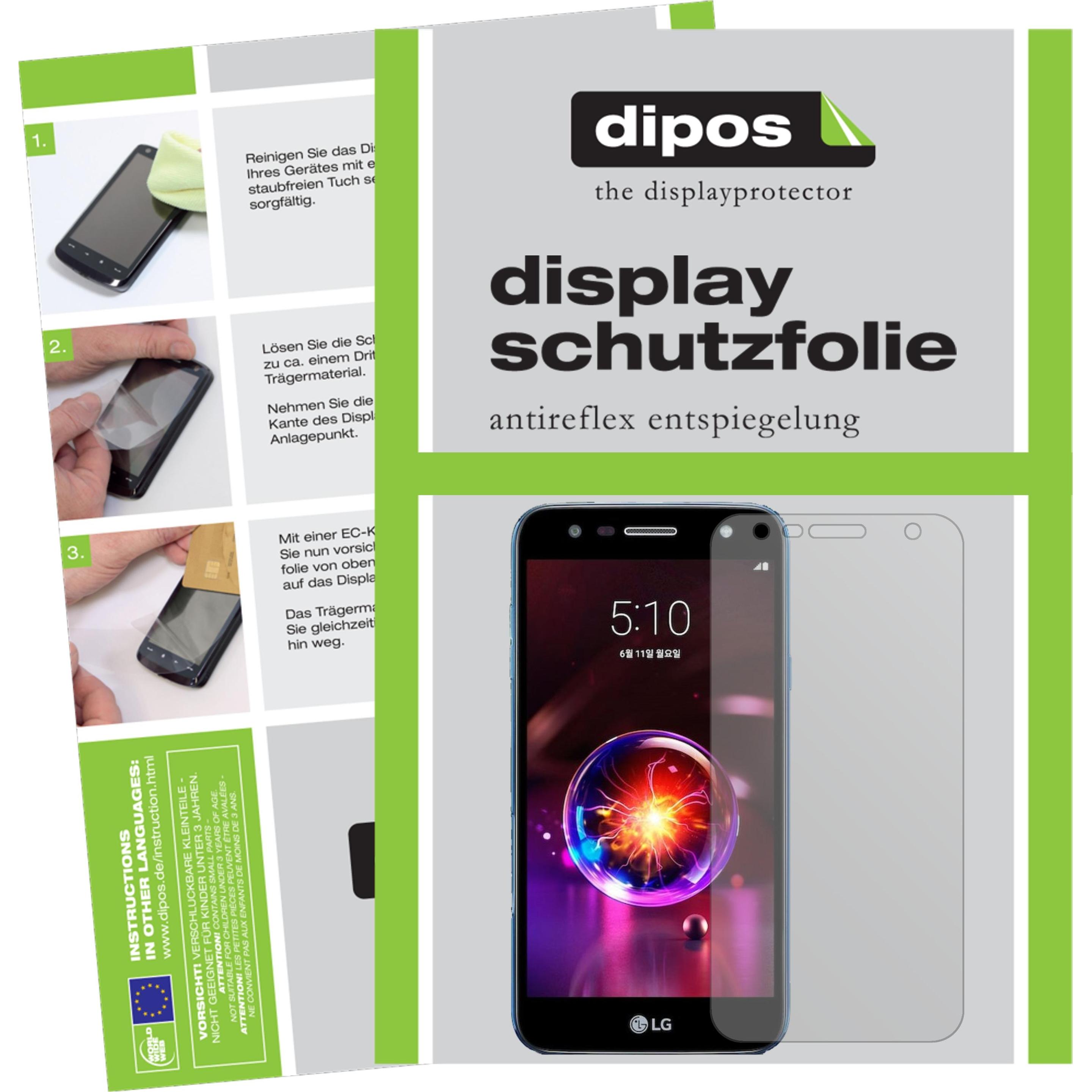 Thumbnail - Dipos Displayschutzfolie Antireflex (5 Stück, LG X5 (2018)), Smartphone Schutzfolie, Transparent