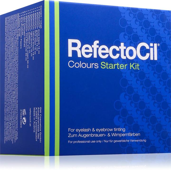 Image du produit Refectocil - Starter set for coloring eyebrows and eyelashes Colors (Bordeaux, Gris, Marron, Marron clair, Noir, Noir-Bleu)