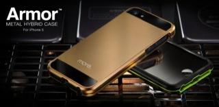 Actual product image More-Thing More. Armor Metal Hybrid Case for iPhone 5 (Apple iPhone 5, Apple iPhone 5s)