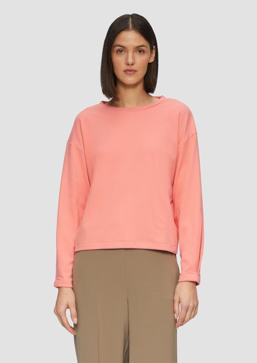 Actual product image S.Oliver Sweatshirt Sweatshirt mit Faltendetail am Ärmel (42)