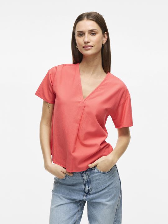 Produktbild Vila V-Ausschnitt Oberteil mit kurzen Ärmeln (44)