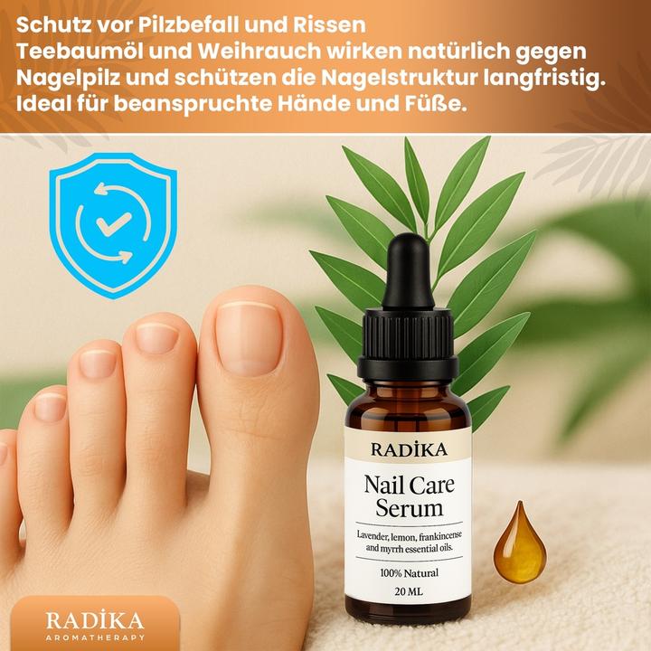 Productafbeelding Radika Nagelolie, nagelverzorging, handcrème, 100% puur, biologisch, natuurlijk, 10 ml (10 ml)