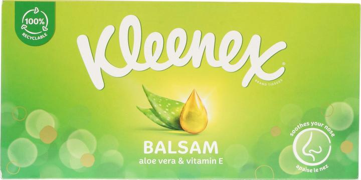 Kleenex Balsam Box Tissues White 64 Count