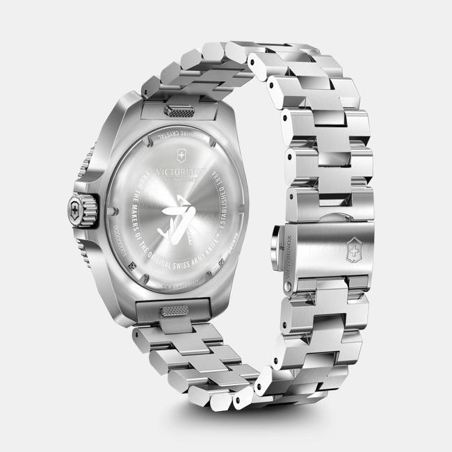 Produktbild Victorinox Journey 1884, Taucheruhr, Herrenuhr, 43 cm, Ziffernblatt blau, Edelstahl Armband silber (Taucheruhr, 43 mm)