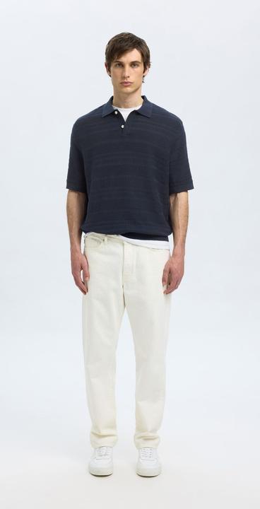 Immagine prodotto Selected Homme Textured Polohemd aus Strick (XL)
