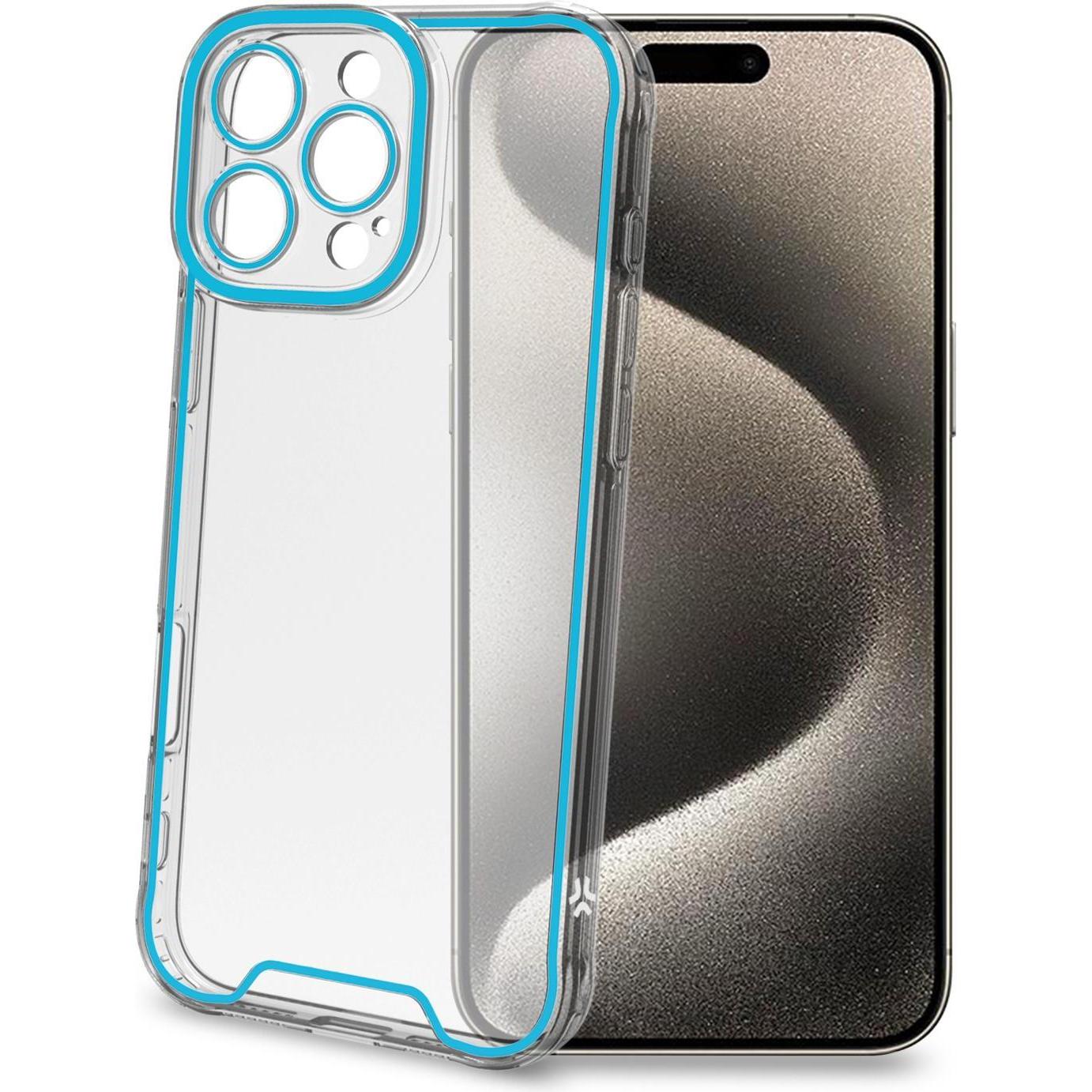 Celly Glow Cover Per Iphone 16 Pro (Apple Iphone 16 Pro Max), Cover Smartphone