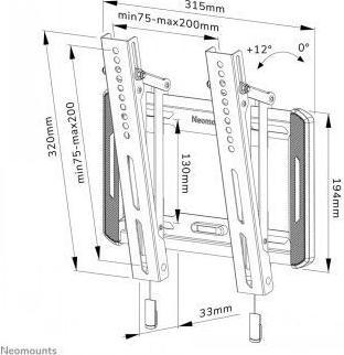 Actual product image Neomounts WAH 1TFT 1Joint Max.45 (Wall, 65", 40 kg)