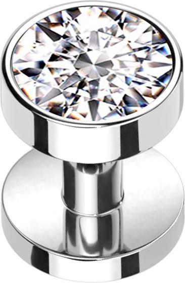 Immagine prodotto Star Piercing Anello in oro rosa lucido (Titanio, senza ottone)