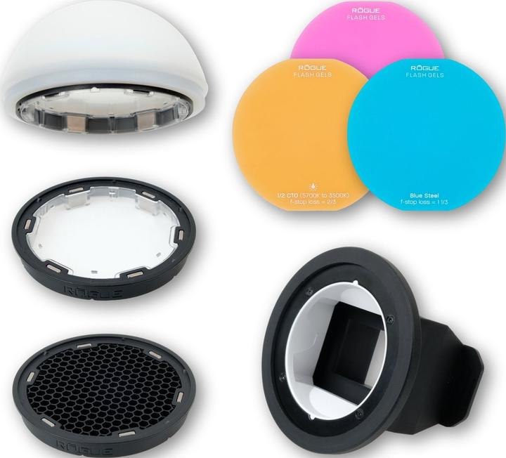 Rogue Round Flash Kit + Flash Adapter (Small) (Flash diffuser)