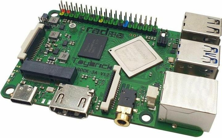 Radxa Rock 3A 2GB RK3568 Quad-core Cortex-A55, freqency 2Ghz