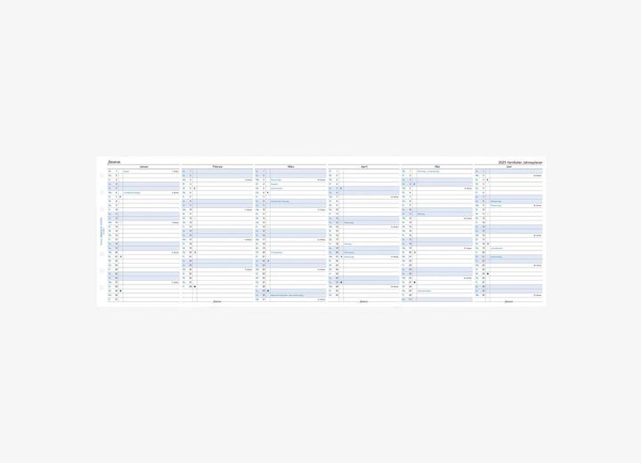 Produktbild Filofax Jahresplaner (95 x 171 mm)