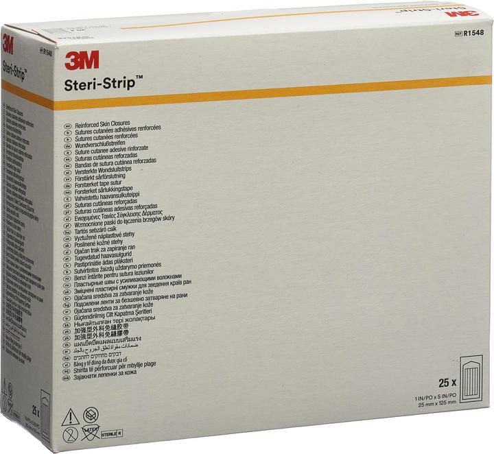 Produktbild 3M Strip 25x125mm weiss verstärkt (100 x)