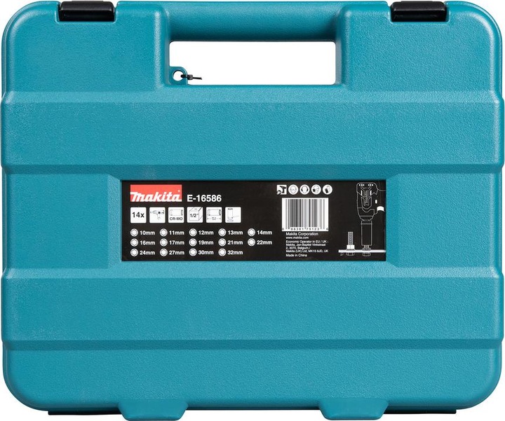 Actual product image Makita B-52308 (32 mm, 16 mm, 15 mm, 28 mm, 17 mm, 13 mm, 10 mm, 22 mm, 19 mm, 31 mm, 14 mm, 25 mm, 30 mm, 26 mm, 21 mm, 18 mm, 23 mm, 12 mm, 24 mm, 29 mm, 20 mm, 27 mm, 11 mm)