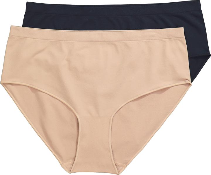 Produktbild Ulla Popken Midislips, 2er-Pack, nahtlos (50, 2er Pack)