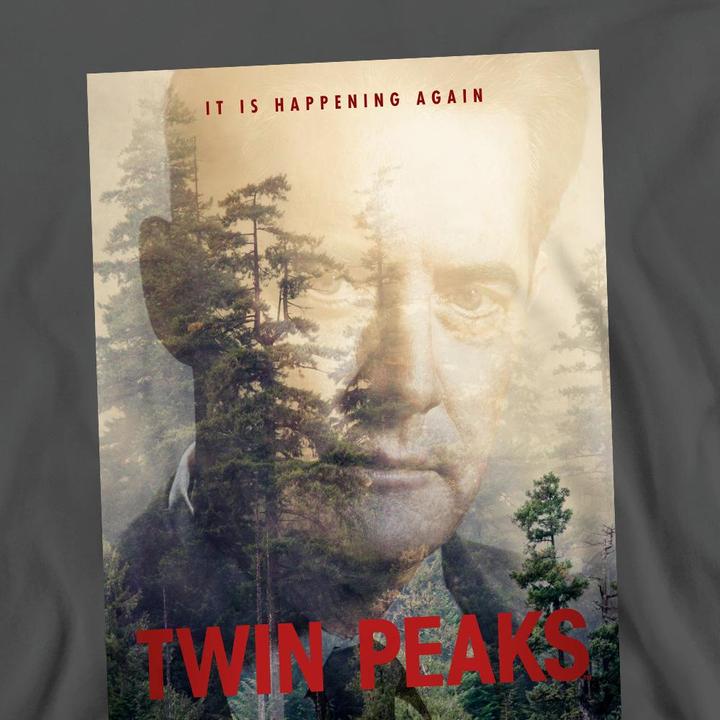 Immagine prodotto Twin Peaks Felpa Dale Cooper Poster Adulto Unisex (S)