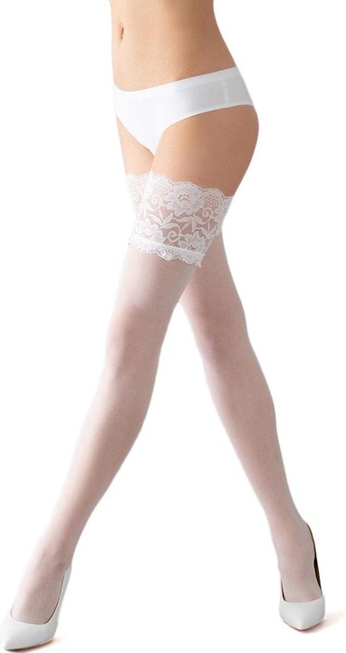 Image du produit Giulia Passion 20 Bas jarretières, couleur blanc, taille 36-40 (20 DEN, 36 - 40)