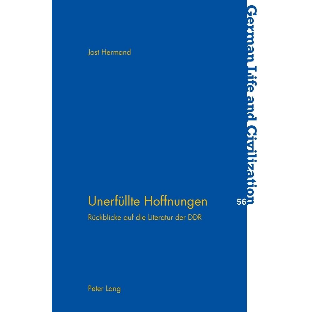 Unerfüllte Hoffnungen, Fachbücher von Jost Hermand