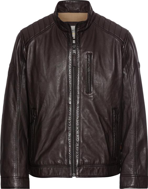 Image du produit Camel Active Veste en cuir avec col montant (60)