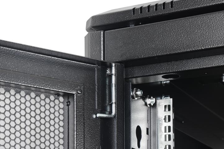 Actual product image Digitus 26HE Serverschrank, Unique Server-N 1342x600x1000 mm, Glas-Fronttür, sw (RAL 9005) (26 RU, 19 inch rack)