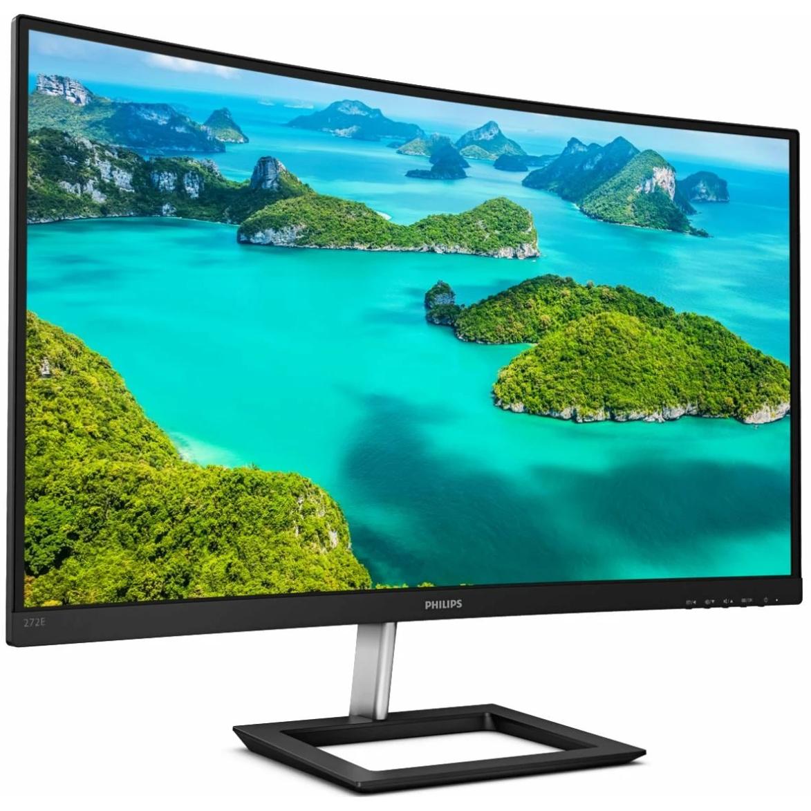 Philips 272E1CA/00 (1920 x 1080 Pixel, 27"), Monitor, Schwarz