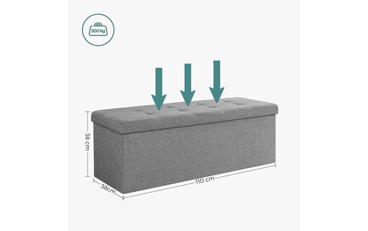 Actual product image Songmics Chest with storage (110 cm)
