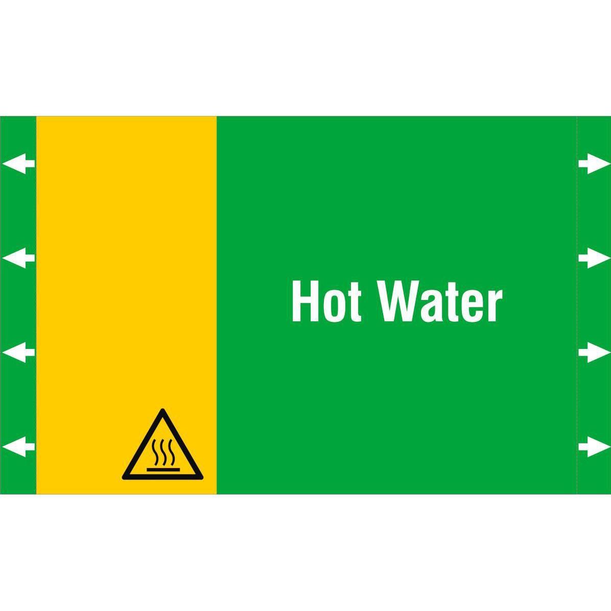 Brady, Etiketten, ISO 20560 Pipe Markers - Water