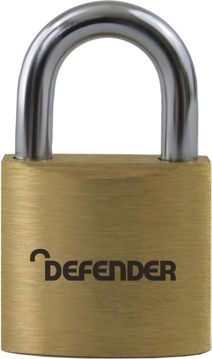 Actual product image Defender Brass Padlock