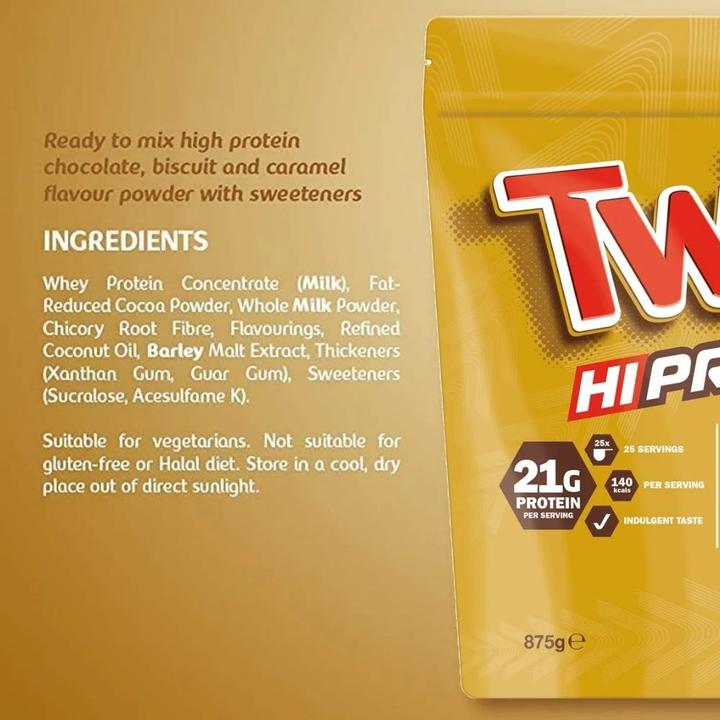 Actual product image Mars Protein Twix Protein Powder (455 g, 1 x, Caramel, Chocolate, Cracker)