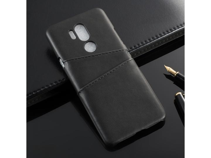 Produktbild Screenguard LG G7 ThinQ CardCaddy Leder Backcase mit Kartenfächern (LG G7 ThinQ)