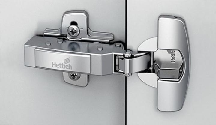 Actual product image Hettich Thick-door hinges Sensys 8631i, corner, centre and recessed