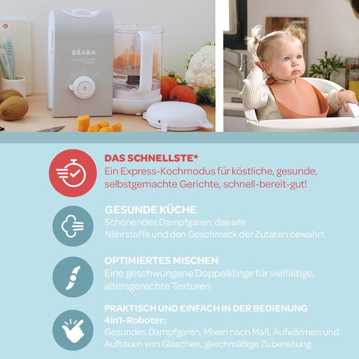 Image du produit Beaba Naujiena! Babycook Express Trintuvas-Garintuvas Terre D'Argile