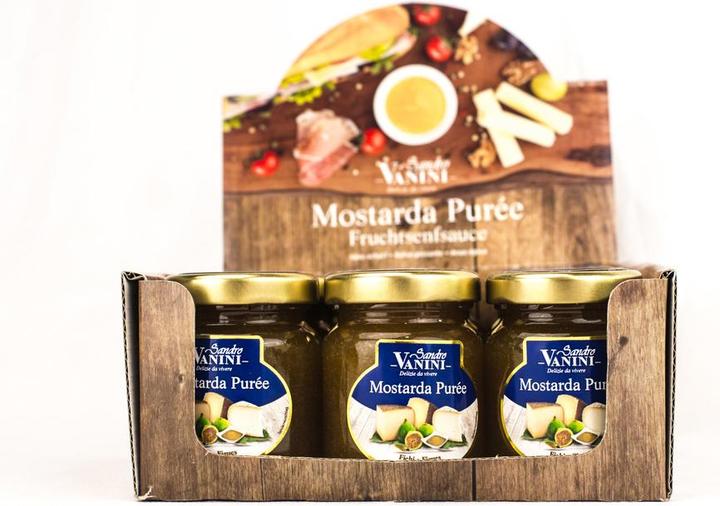Actual product image Sandro Vanini Mostarda Purée Figs Counter Plate 9x60ml 630g (630 g)