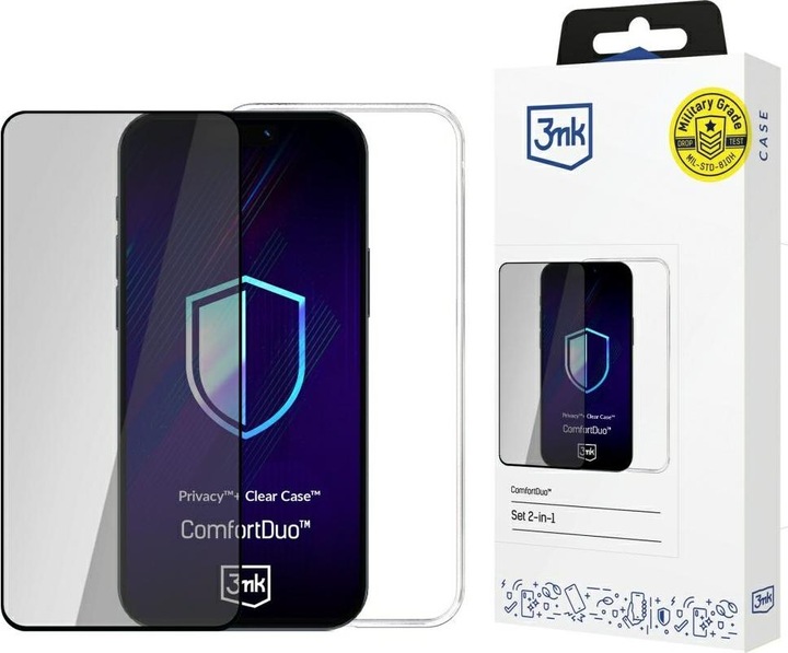 Produktbild 3MK Zestaw ComfortDuo Privacy Clear do Samsung Galaxy A54 5G (Samsung Galaxy A54 5G)