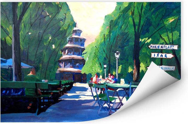 Image du produit Trenddeko Tour chinoise à Munich (30 x 20 cm)