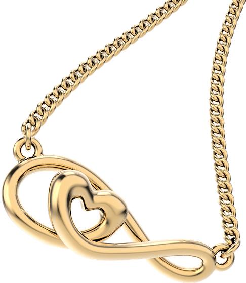 Actual product image Chocli Infinity Necklace