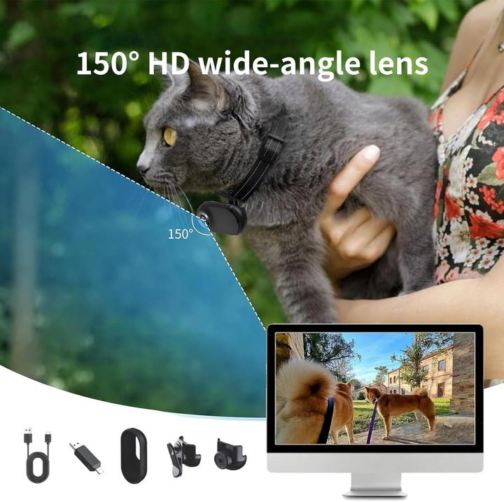 Produktbild Obest 360° Actionkamera mit Bildschirm, Mini Helmkamera