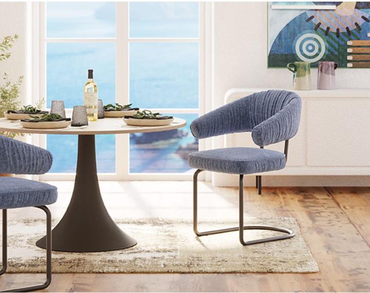 Image du produit Kare Design Drehstuhl Arabella Blau