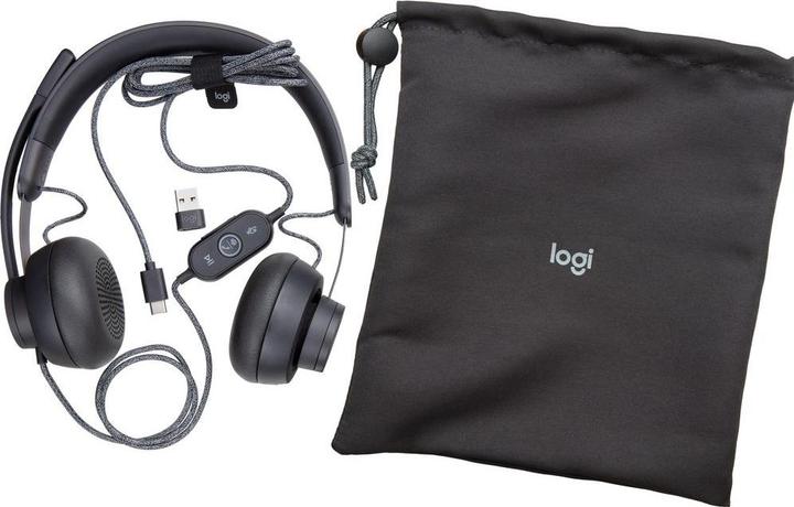 Produktbild Logitech Zone Wired (Kabelgebunden, USB-C, Cisco, Skype, Unify)