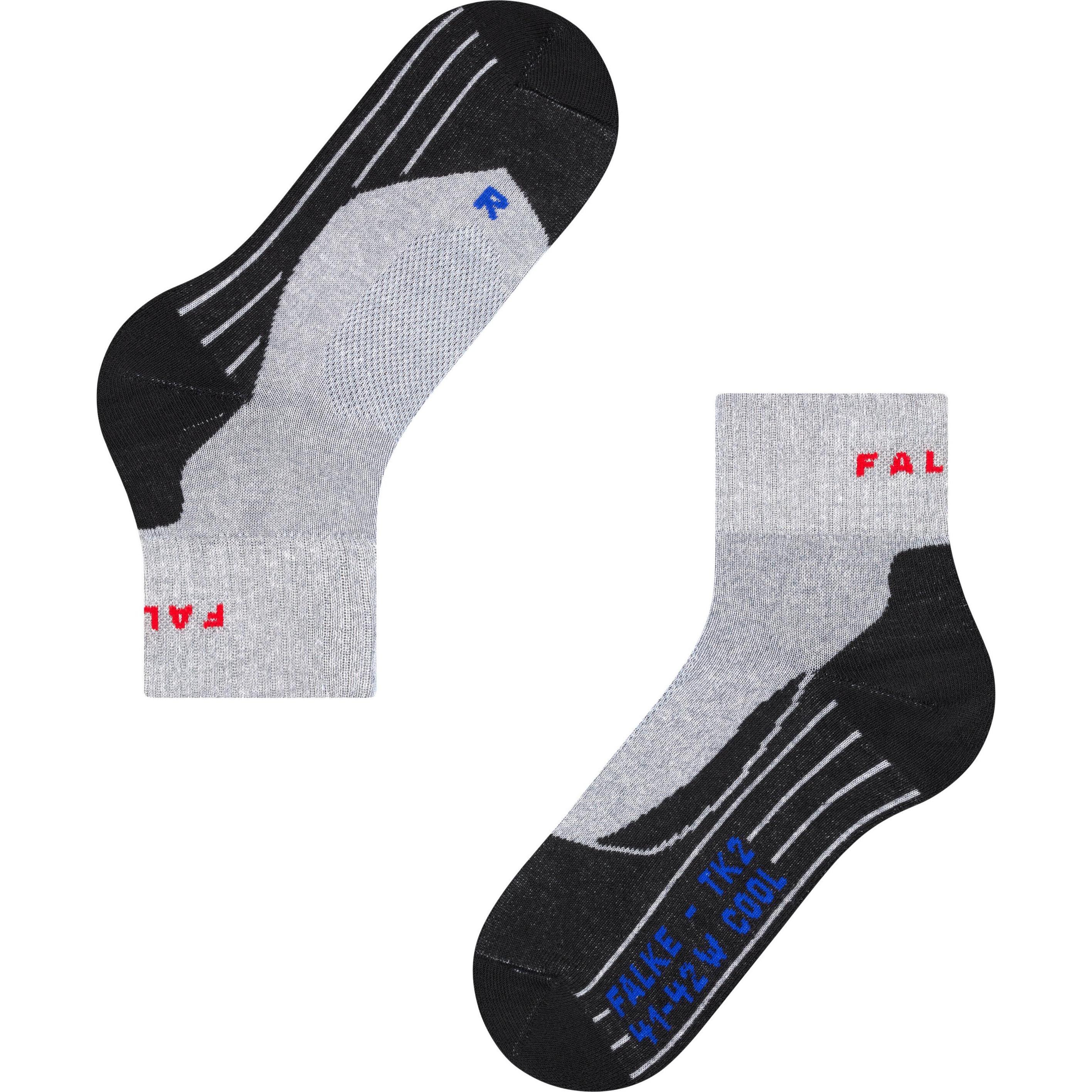Falke, Damen, Sportsocken, TK2 ShCoW (39 - 40), Grau