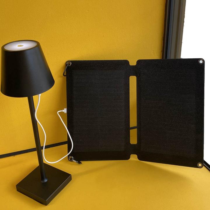Actual product image Autosolar Solar panel 21 watt foldable with two USB ports - without power bank (14 W, 0.43 kg)