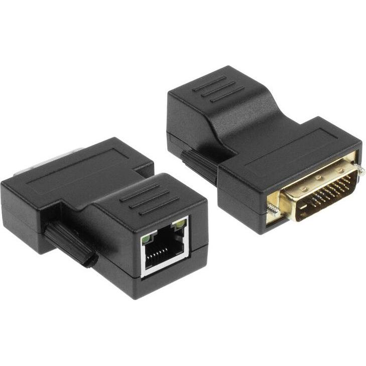 Intronics DVI-D Single link extender over CAT (70 m, DVI), Video Kabel