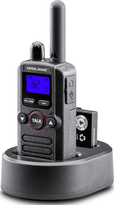Actual product image Midland Set of 6 BR180 Business Radio C1625.01 PMR radio (10 km)